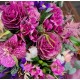 Buchet cu flori mov și roz Flower Power