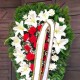 Coroana funerara din crini crizantema garoafe