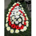 Coroana funerara gerbera crizanteme Cluj