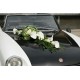 Aranjament de flori pentru masina la nunta