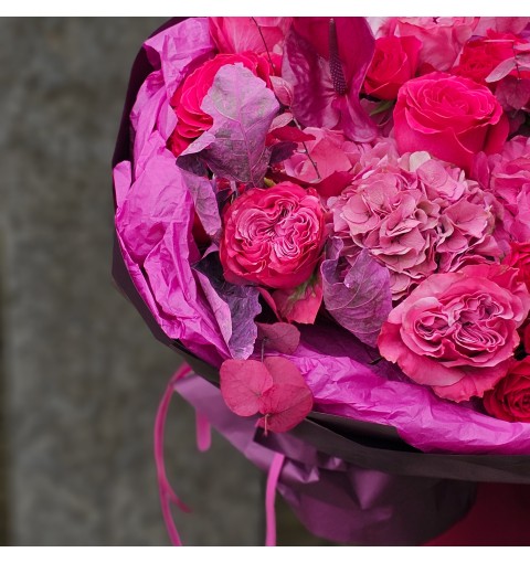 Buchet Fuchsia Passion
