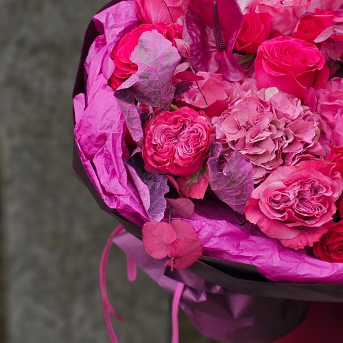 Buchet Fuchsia Passion